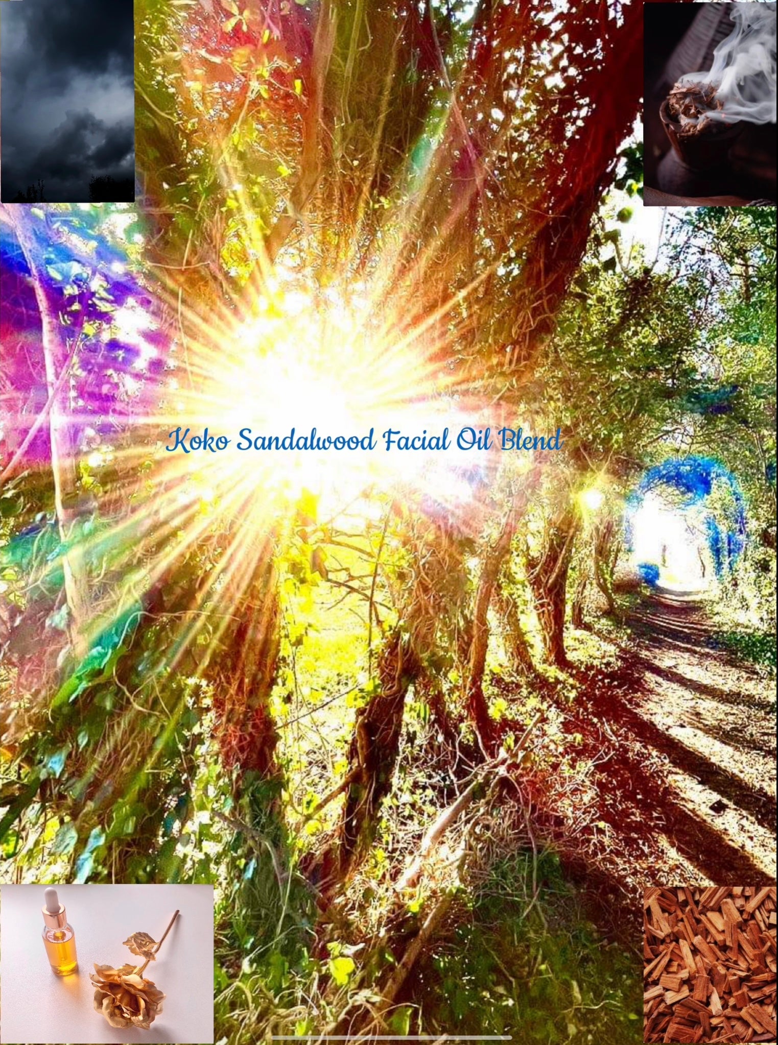 SANDALWOOD FACIAL OIL BLEND (Koko Sandalwood Facial Oil Blend)