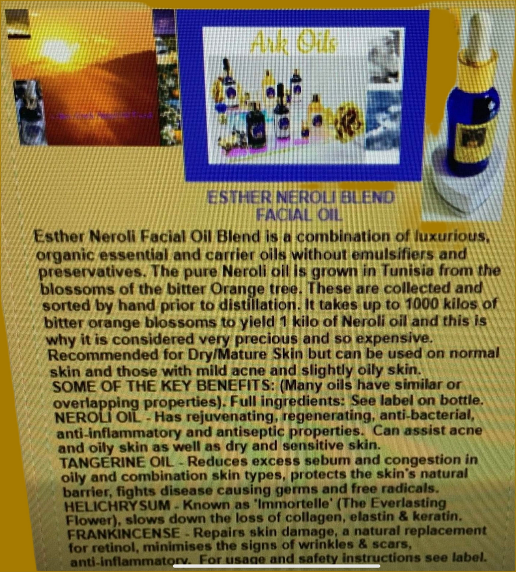 NEROLI FACIAL OIL BLEND (Esther Neroli Facial Oil Blend)