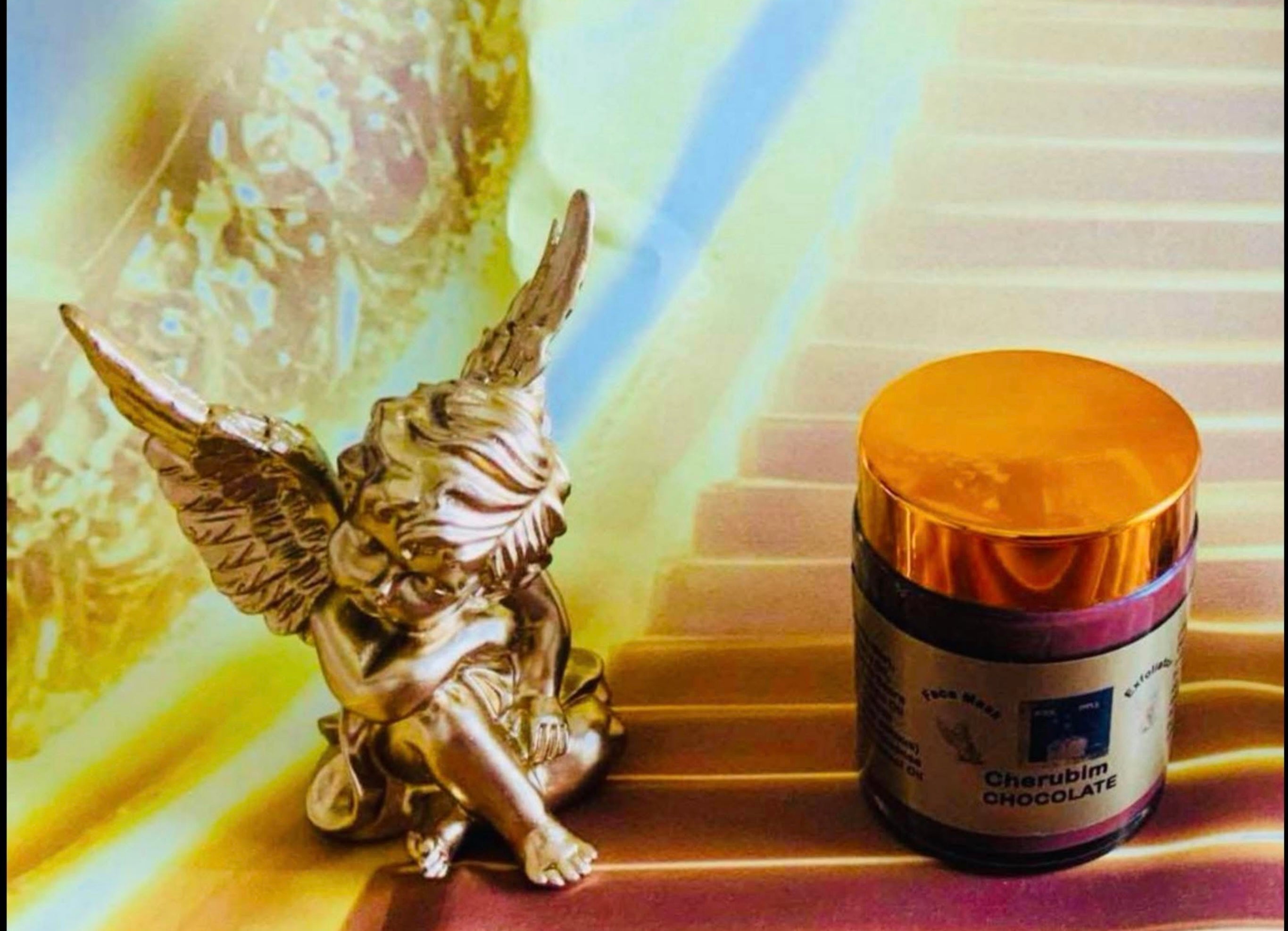FRANKINCENSE SACRE CHOCOLATE FACE MASK/EXFOLIATOR (Cherubim Chocolate Face Mask/Exfoliator)